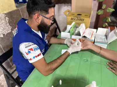 notícia: Governo promove ação de saúde em terreiro com serviços para população de Ananindeua