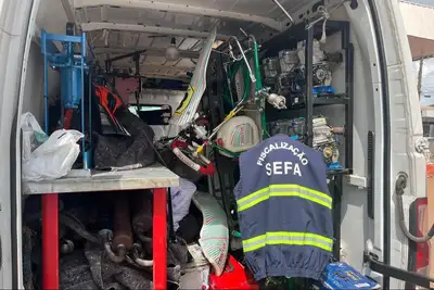 notícia: Fiscais da Sefa apreendem pneus e motores de kart por irregularidades fiscais no Pará