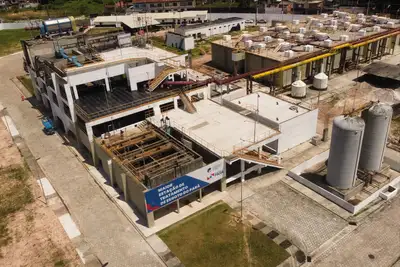 notícia: Cosanpa avança com a maior Estação de Tratamento de Esgoto do Pará, em Belém