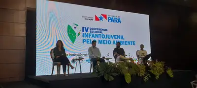 notícia: Projeto Ararajubas marca presença na Conferência Estadual Infantojuvenil de Meio Ambiente