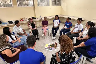 notícia: Seduc recebe representantes do TJ de Rondônia para compartilhar práticas de justiça restaurativa desenvolvidas nas escolas do Pará