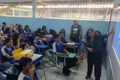 notícia: Governo do Pará fortalece educação em direitos humanos em colégio na Pratinha