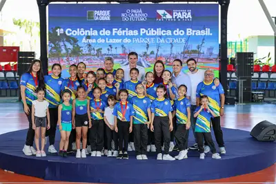 notícia: Governo do Pará lança a 1º Colônia de Férias pública do Brasil