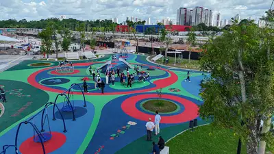 notícia: Colônia de Férias Pública no Parque da Cidade alcança mais de 8 mil inscrições on-line