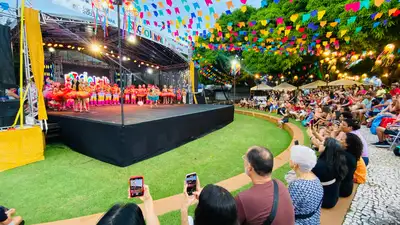 notícia: Animação e colorido das quadrilhas abrem programação junina na Estação das Docas