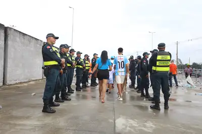 notícia: Operação integrada mobiliza mais de 1.400 agentes no jogo entre Remo e Paysandu