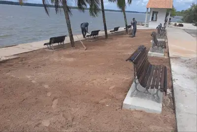 notícia: Governo do Estado avança para a etapa final da construção da nova Orla de Marapanim