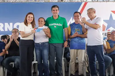 notícia: Governo do Pará garante que famílias de Santarém concluam obra de suas casas, em Santarém 