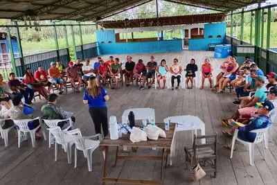 notícia: Sedap firma parcerias para obter a Indicação Geográfica de Santarém para o pirarucu, feijão manteiguinha e trançados de Arapiuns