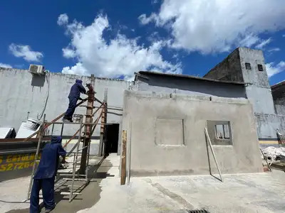notícia: Obras de modernização na Estação Cidadania avançam no Distrito de Icoaraci em Belém