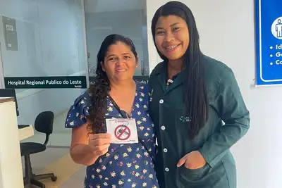 notícia: Hospital Regional do Leste incentiva combate ao mosquito Aedes aegypti