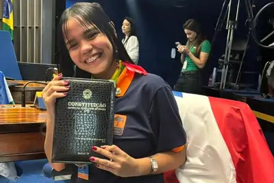 notícia: Em Brasília (DF), estudante da rede estadual representa o Pará no programa Jovem Senador