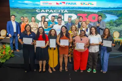 notícia: Governo do Pará atinge 25 mil certificações pelo Programa "Capacita COP30"