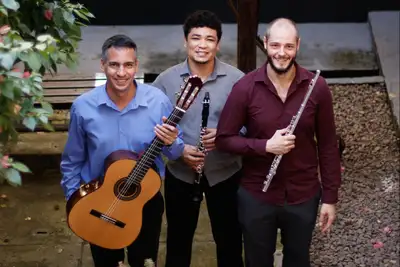 notícia: Música nos Museus apresenta grupo artístico da Fundação Carlos Gomes 'Toccata Brasilis'