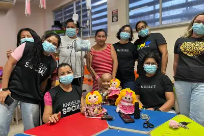 notícia: Hospital Oncológico Infantil promove oficina de bonecas de pano para mães de pacientes