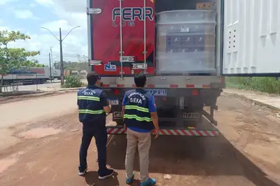 notícia: Sefa apreende dez toneladas de açaí congelado em Cachoeira do Piriá