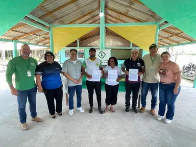 notícia: Em Salvaterra, Emater garante Cadastro de Agricultura Familiar Jurídico para cooperativas 