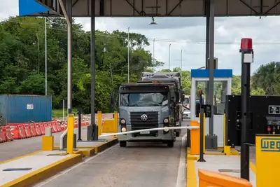notícia: Descontos progressivos, de 5% a 50%, já estão em vigor nos pedágios da Alça Viária