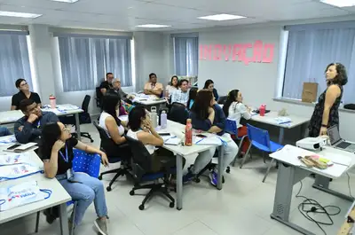 notícia: Servidores do Igepps participam da oficina "Prática de Design Thinking", com foco no usuário