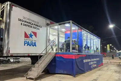 notícia: Centro Integrado de Comando e Controle Móvel garante monitoramento no Festival do Abacaxi, em Barcarena  