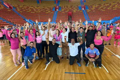 notícia: Governo do Pará promove "aulão" especial de ritmo, em alusão ao Outubro Rosa 