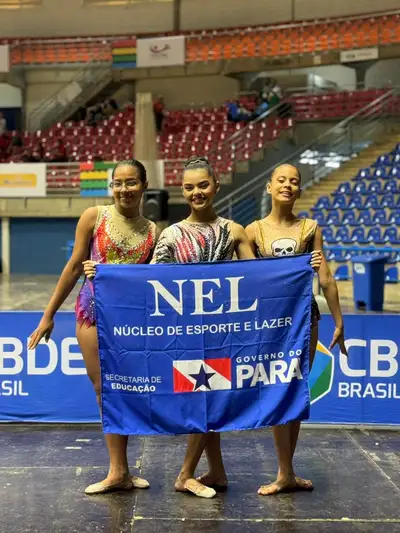 notícia: Ginástica rítmica do Pará brilha nos Jogos Escolares Brasileiros 2025 