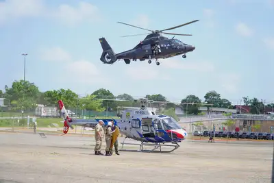 notícia: Polícia Militar integra simulação de explosão com múltiplas vítimas em shopping de Belém em preparação para a COP30