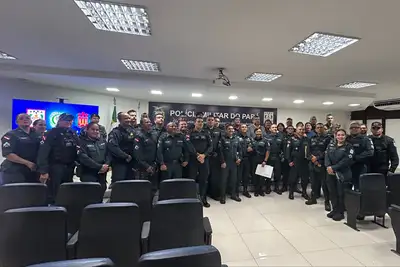 notícia: Policiais Militares recebem certificação em curso de mandarim básico, na Uepa