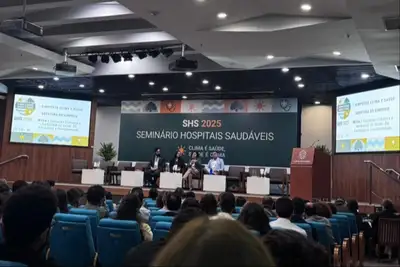 notícia: PSRM recebe menções honrosas no XVIII Seminário Hospitais Saudáveis por iniciativas de sustentabilidade