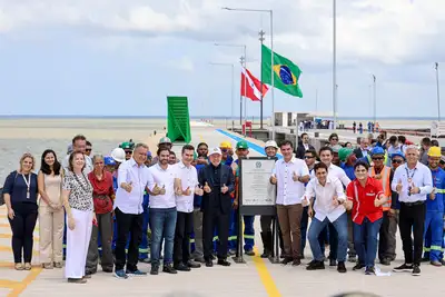 notícia: Porto de Outeiro é entregue e reforça a logística da COP30 em Belém