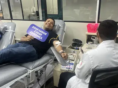 notícia: Servidores do Iasep doam sangue e reforçam o compromisso com a solidariedade