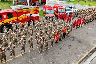 notícia: Corpo de Bombeiros lança Operação COP30 com mais de mil militares em Belém e balneários