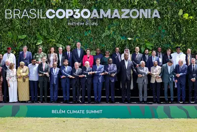 notícia: Na Cúpula dos Líderes, Helder Barbalho reforça protagonismo do Pará na COP30