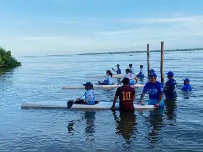 notícia: Projeto Canoagem Rios de Talentos chega a Curralinho com capacitação e equipamentos