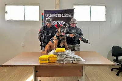 notícia: Fiscalização da Base Fluvial Antônio Lemos apreende 16,5 quilos de drogas no Arquipélago do Marajó 