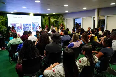 notícia: Especialistas debatem monitoramento e reabilitação da fauna amazônica no Pavilhão Pará da COP30