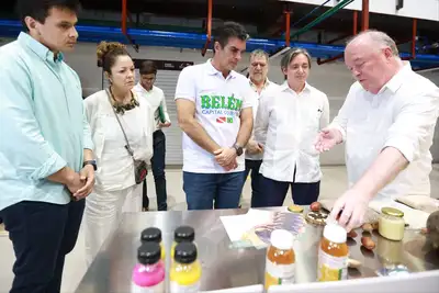 notícia: Helder Barbalho apresenta Parque de Bioeconomia ao vice-presidente do Banco de Desenvolvimento da América Latina e do Caribe