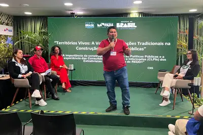 notícia: Semas reúne comunidades tradicionais em painéis sobre a construção do SJREDD+