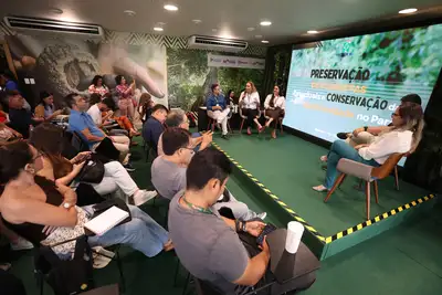 notícia: Projetos de educação ambiental em unidades de conservação estaduais são destaques na COP30