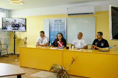 notícia: Edição especial da Revista “Entre Saberes” destaca a Política Estadual de Educação para o Meio Ambiente, Sustentabilidade e Clima