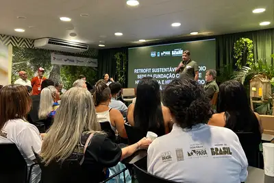 notícia: Hemopa apresenta experiência pioneira de retrofit sustentável em painel da COP30