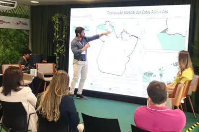 notícia: Ideflor-Bio destaca inovação jurídica e ambiental do Pará em painel na COP30