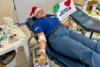 notícia: PSRM reforça estoque do Hemopa com sua terceira campanha de doação de sangue deste ano 