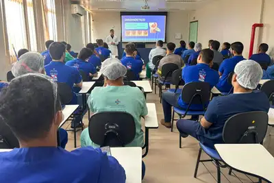 notícia: Hospital Regional de Marabá encerra ações do Novembro Azul com diálogo e prevenção