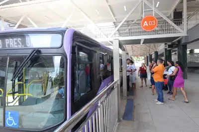 notícia: Frota do BRT Metropolitano será mantida no Carnaval