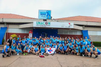 notícia: "Corrida Azul" contra o câncer de próstata é promovida pelo Hospital Regional de Tucuruí