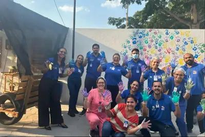 notícia: Hospital Geral de Tailândia inaugura espaço verde para promover bem-estar e acolhimento