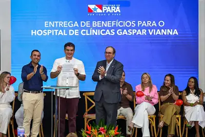 notícia: Governo entrega novas estruturas e anuncia maior pacote de obras da história do Hospital de Clínicas