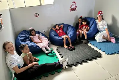 notícia: Policlínica Lago de Tucuruí encerra programação de Natal com atividades lúdicas