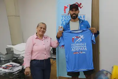 notícia: Agência de Defesa entrega o kit do atleta da 1ª Corrida e Caminhada da Adepará 